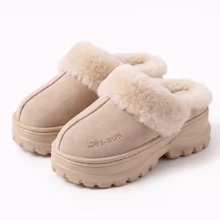 Pantuflas Zueco Marfil Frontal